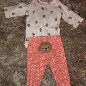 Carter’s child of mine long sleeve onesie w/ pant